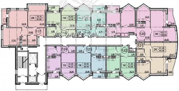 Продам двухкомнатную квартиру в новостройке, 5/20 эт., 3 097 000 руб., Волкова, СЖМ, Ростов-на-Дону / квартиры-ростова.ру