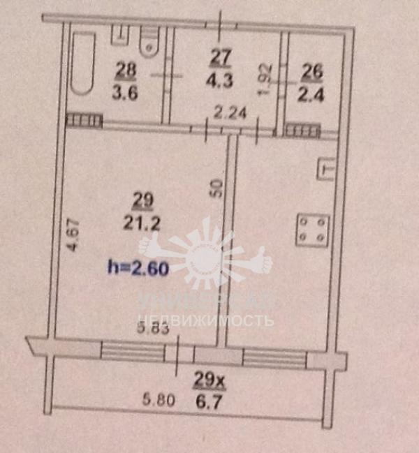 Продажа однокомнатной квартиры, 5/10 эт., 2 550 000 руб., Беломорский, Чкаловский, Ростов-на-Дону / квартиры-ростова.ру