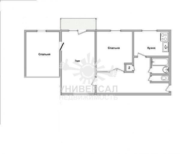 Продается квартира, 3-к, 3/6 эт., 2 640 000 руб., Казахская, Чкаловский