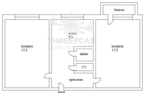 Продажа гостинок, 1-к, 2/9 эт., 1 630 000 руб., Вятская, Темерник, Ростов-на-Дону / квартиры-ростова.ру