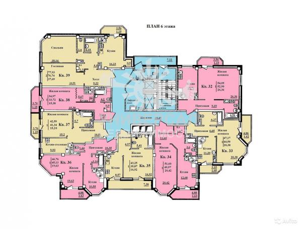 Продажа однокомнатных квартир в новостройках, 9/14 эт., 2 188 800 руб., Вятская, Чкаловский, Ростов-на-Дону / квартиры-ростова.ру