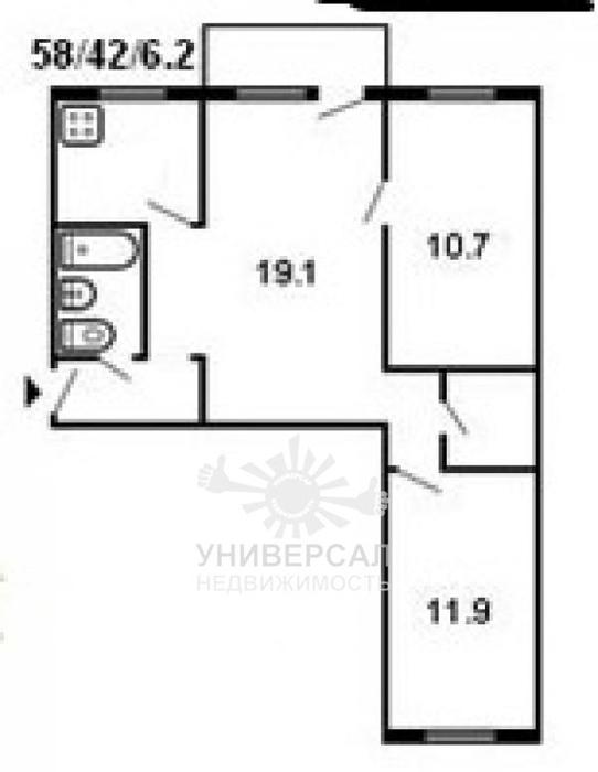 Продам трехкомнатную квартиру, 4/5 эт., 2 900 000 руб., Ленина, РИИЖТ, Ростов-на-Дону / квартиры-ростова.ру