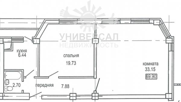 Продаю квартиру, 2-к, 6/9 эт., 3 145 000 руб., Димитрова, Сельмаш