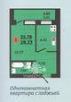 Продам однокомнатную квартиру в новостройке, 2/3 эт., 1 288 000 руб., Венеры, СЖМ, Ростов-на-Дону / квартиры-ростова.ру