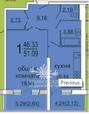 Продам однокомнатную квартиру в новостройке, 8/24 эт., 3 682 000 руб., Текучёва, Центр, Ростов-на-Дону / квартиры-ростова.ру