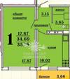 Продажа однокомнатной квартиры в новостройке, 5/16 эт., 1 460 000 руб., Вавилова, СЖМ, Ростов-на-Дону / квартиры-ростова.ру